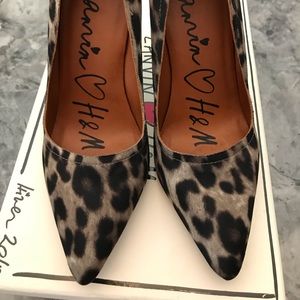 Lanvin H&M leopard print Heels 37 Limited Edition